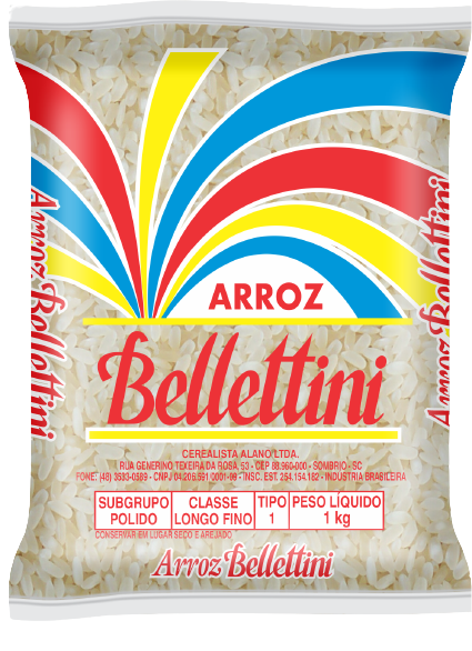 Arroz Bellettini 1kg Tipo 2